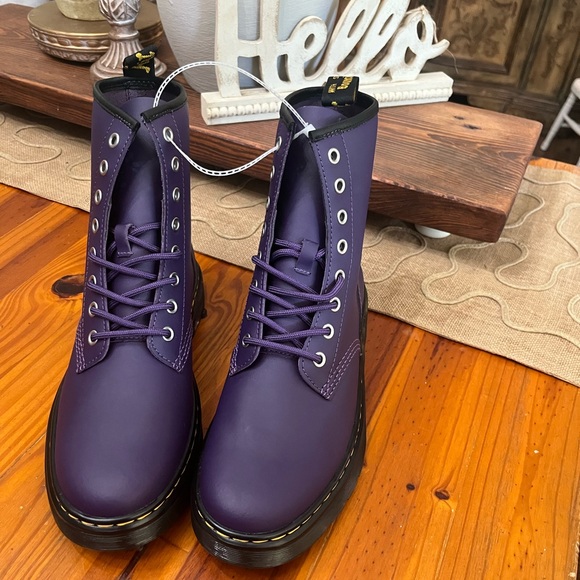 Dr. Martens Shoes - NWT Purple Airwalk Dr. Martens Boots. Size 9